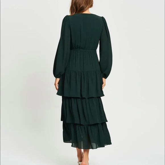 Brand new! Never worn! Tussah, emerald midi dress! Size 10 - Picture 3 of 10